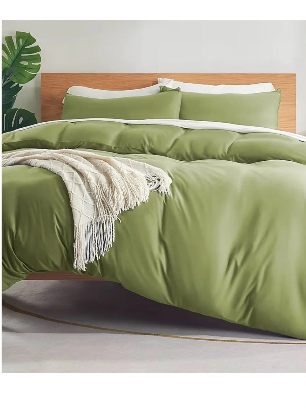 King Duvet Cover Set – Green